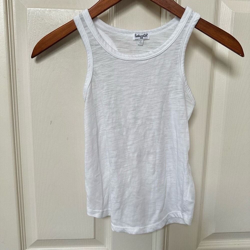 Splendid girls white tank top